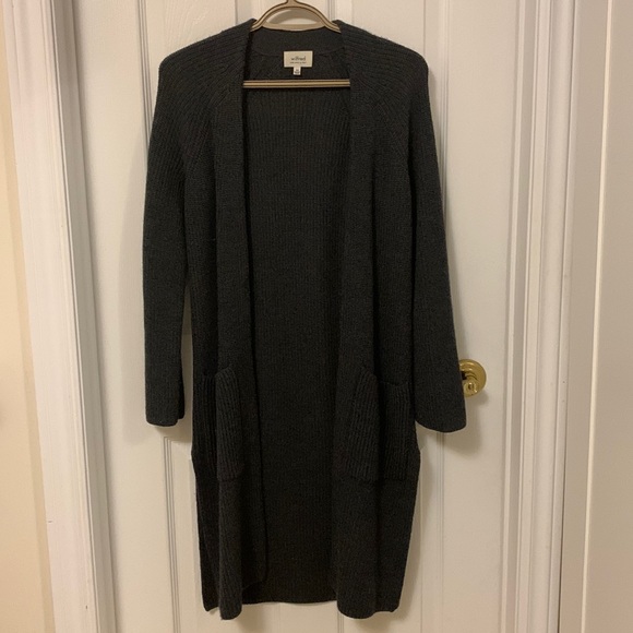 Aritzia Wilfred Vartan Sweater Dark Grey - Picture 4 of 7